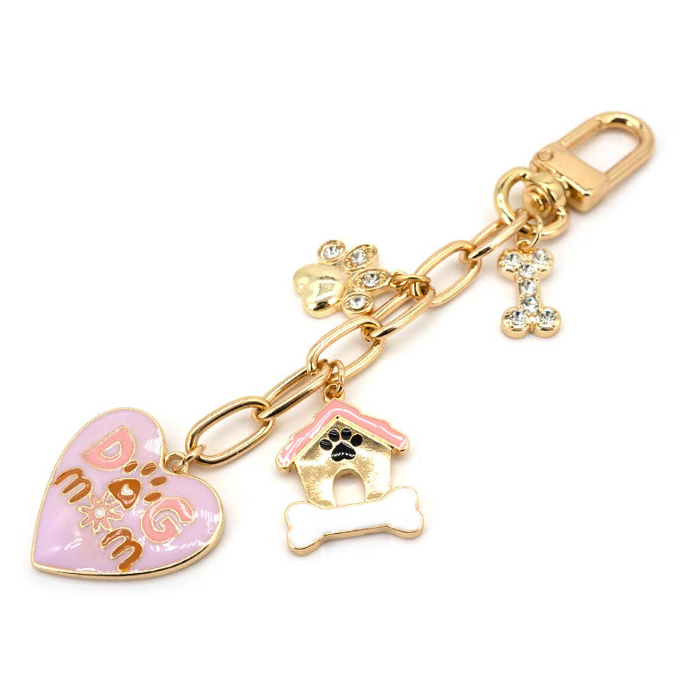 DOG MOM BAG CHAIN KEYCHAIN, 19 1945