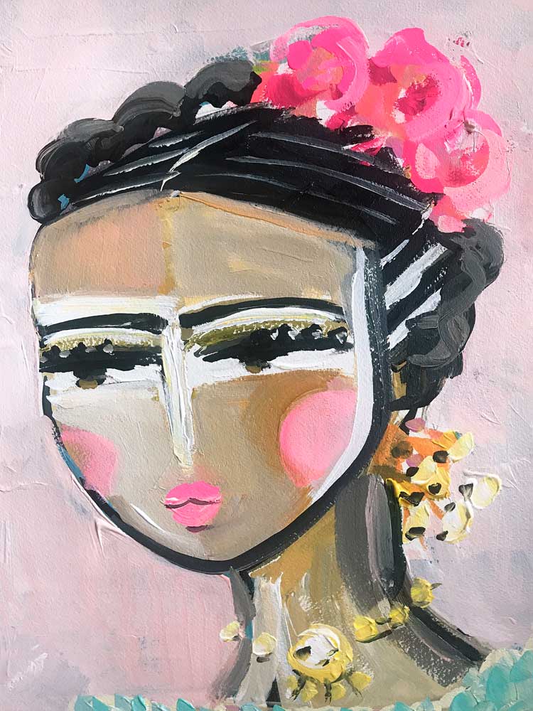She is Fierce - Francis Stretched Canvas