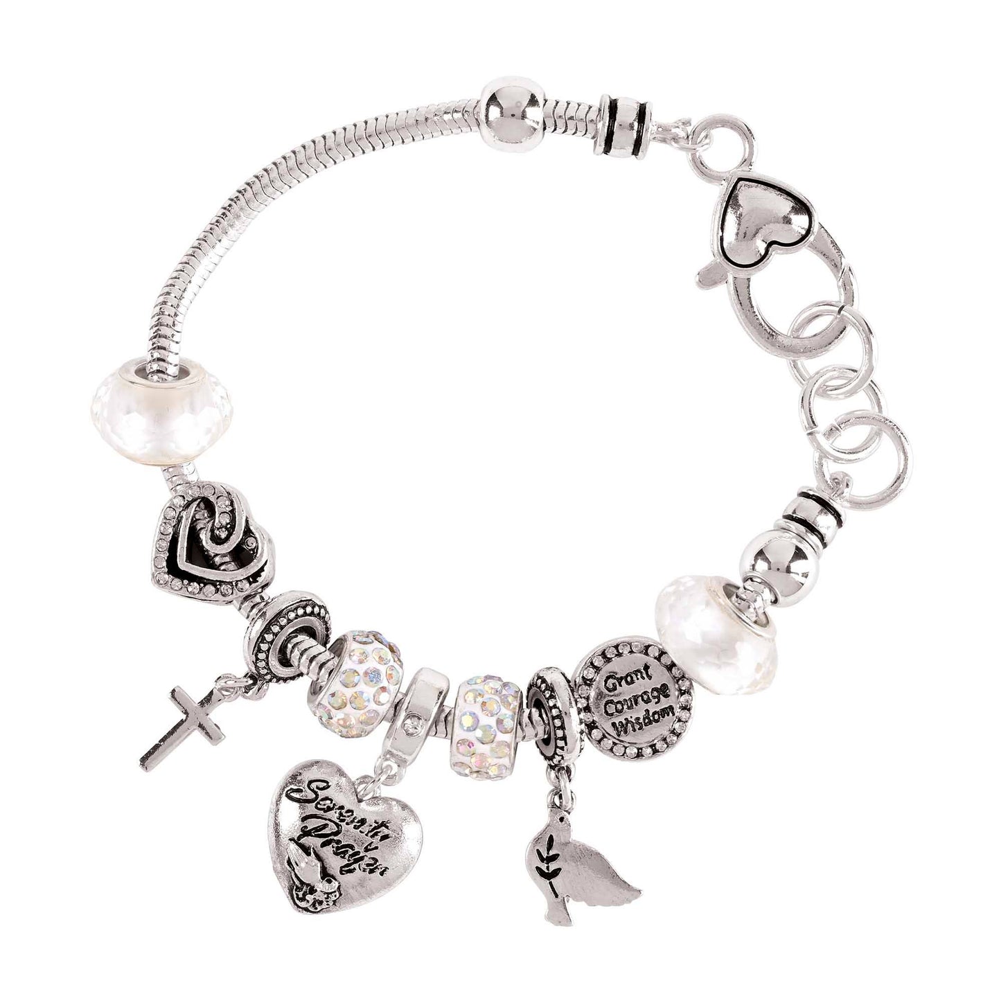 Snake Chain Bracelet Serenity Prayer