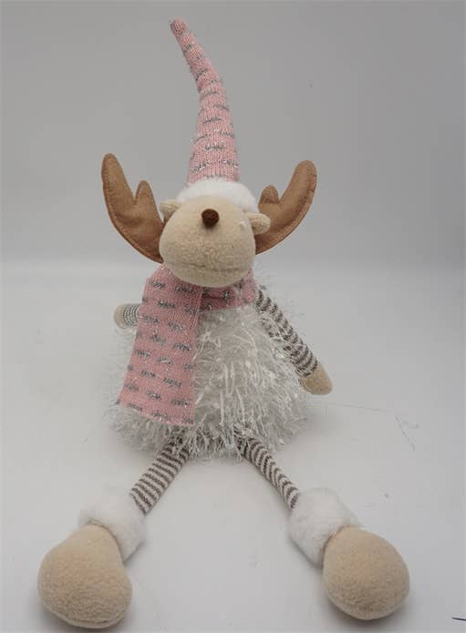 Sitting Deer w/ White Skirt
