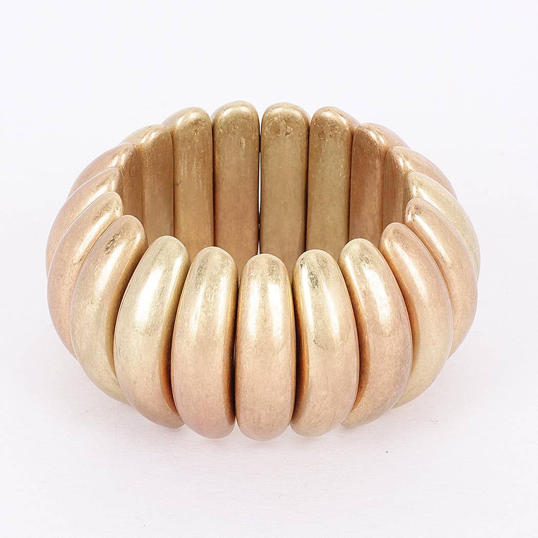 Alloy Casting Stretch Bracelet