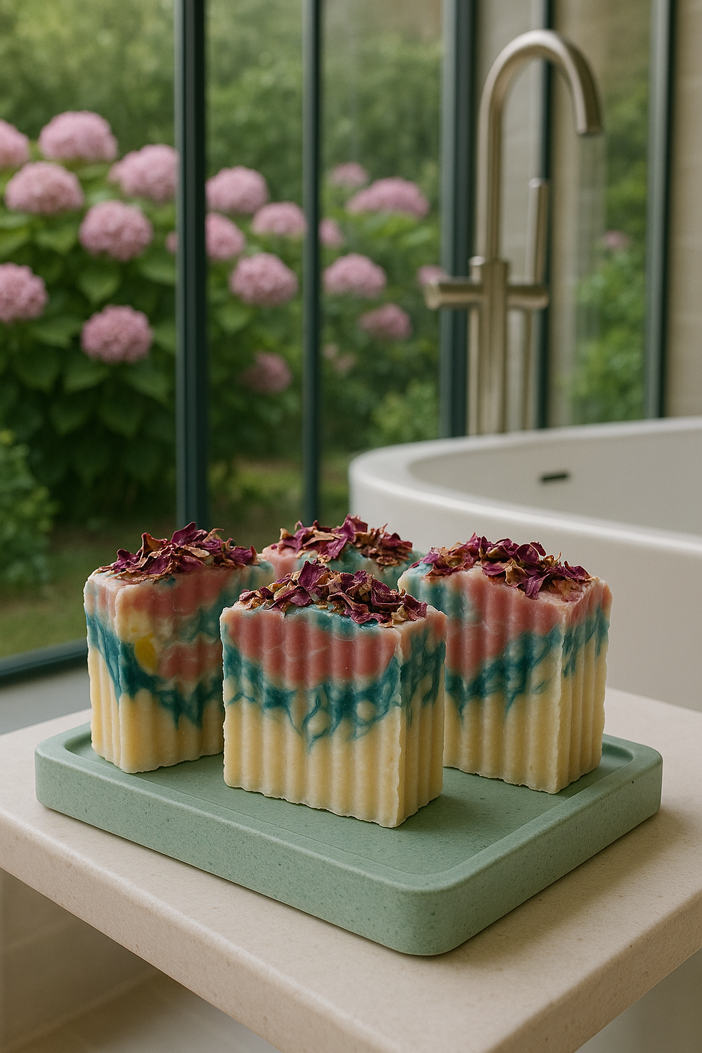Sweet Garden Soap cold process natural vegan handmade