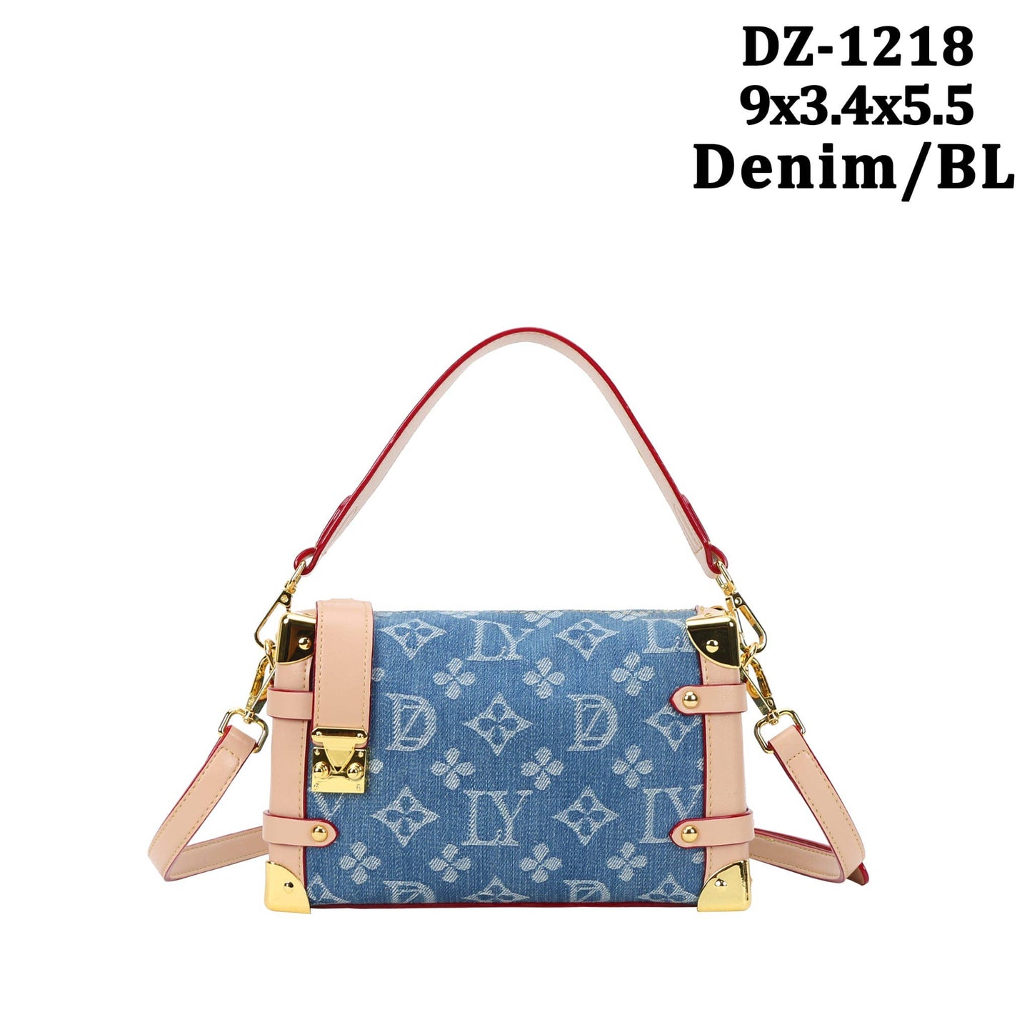 DZ-1218 Designer-Inspired Denim Crossbody & Shoulder Bag