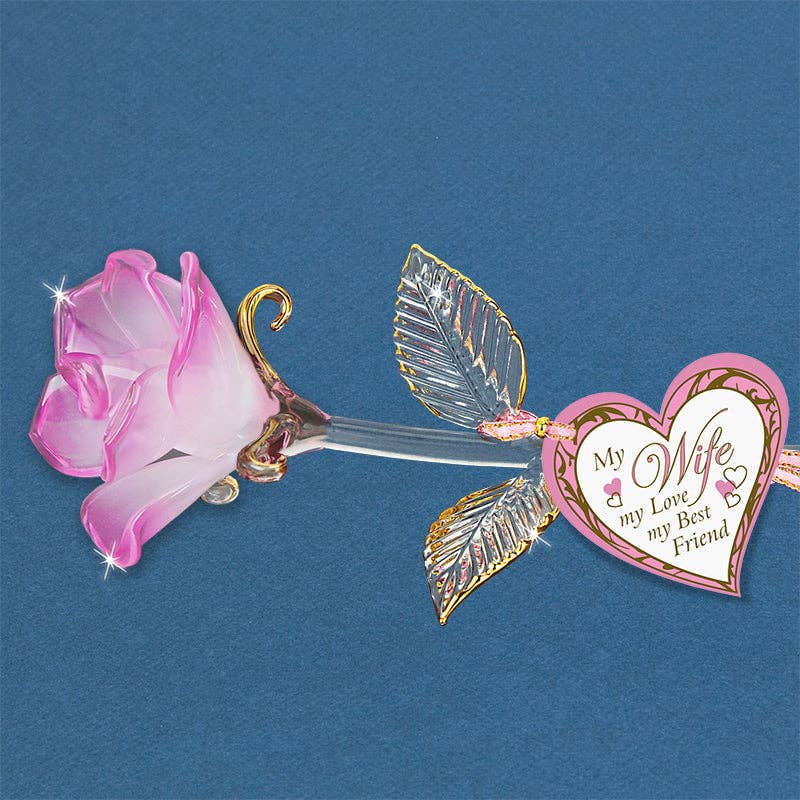 S6 423-PKW: Wife, My Best Friend Pink Rose