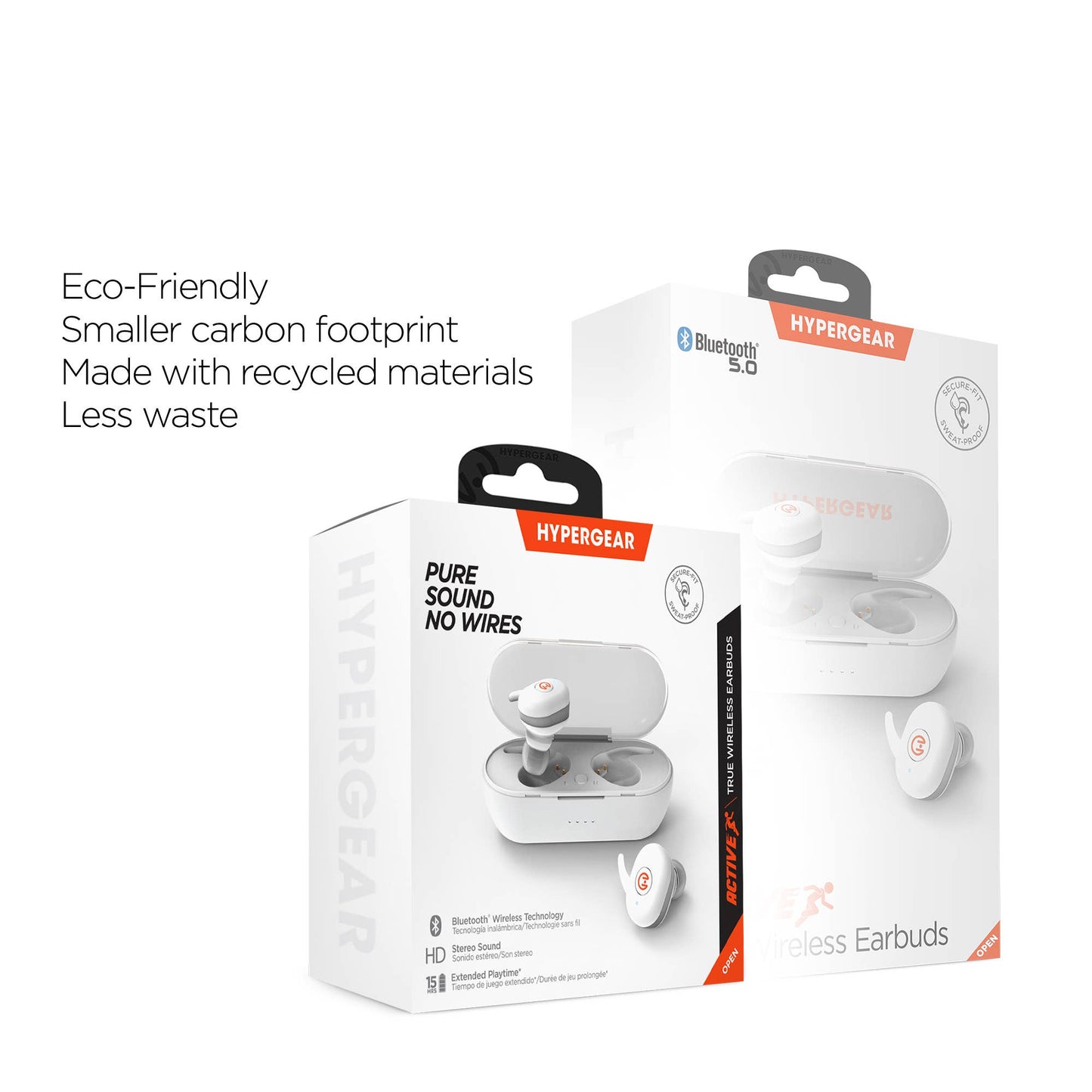 Active True Wireless Earbuds USB-C White
