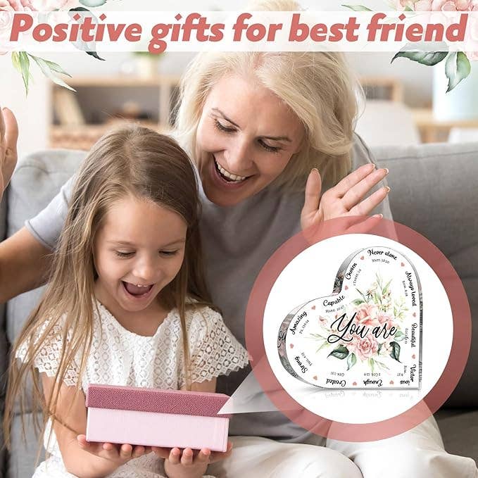 Heart-Shaped Religious Faith Decoration Sign Plaque