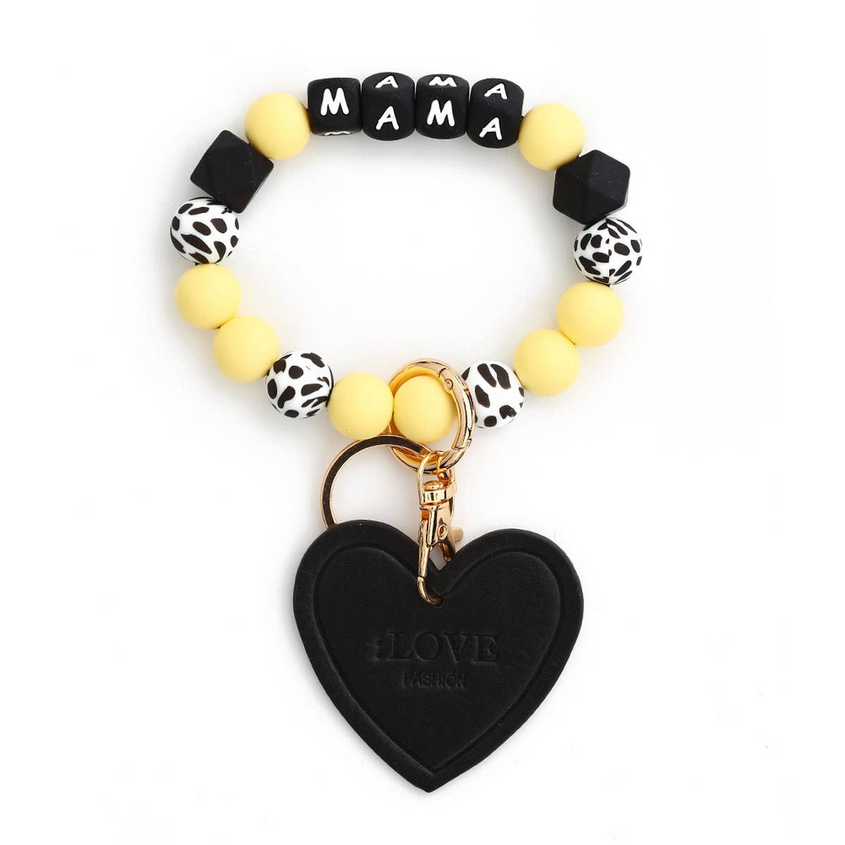 2024 NEW BRACELET SILICONE BEAD KEYCHAIN_CWMM1292