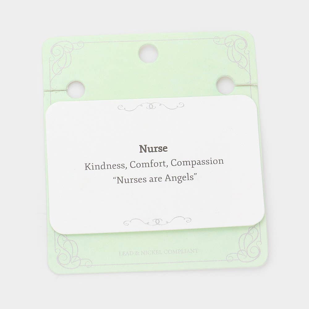 No. 1 Nurse Hat Hospital Multi Bead Bracelet