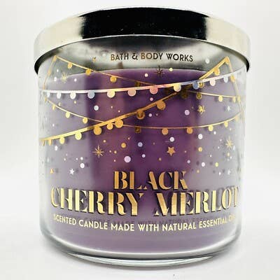 Bath & Body Works | Black Cherry Merlot 3Wick Scented Candle