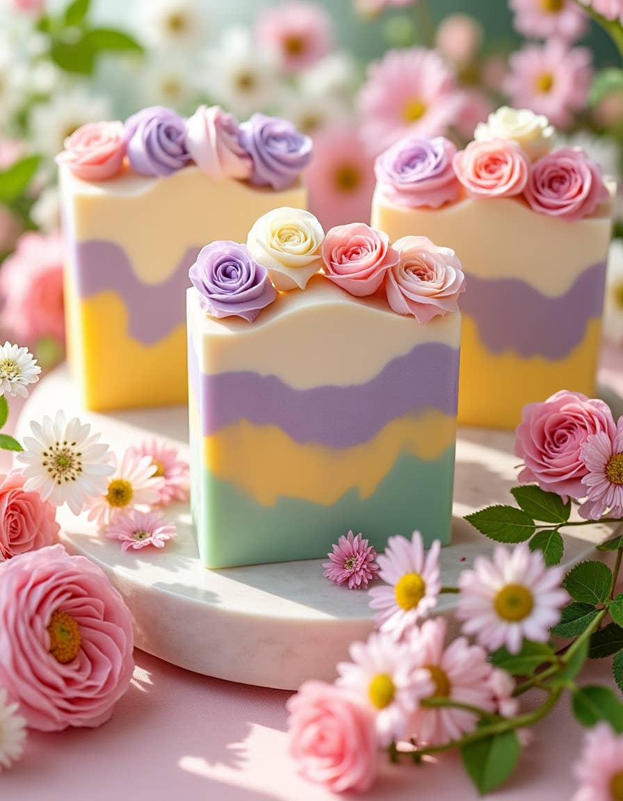 Wild Flowers Spring Soap