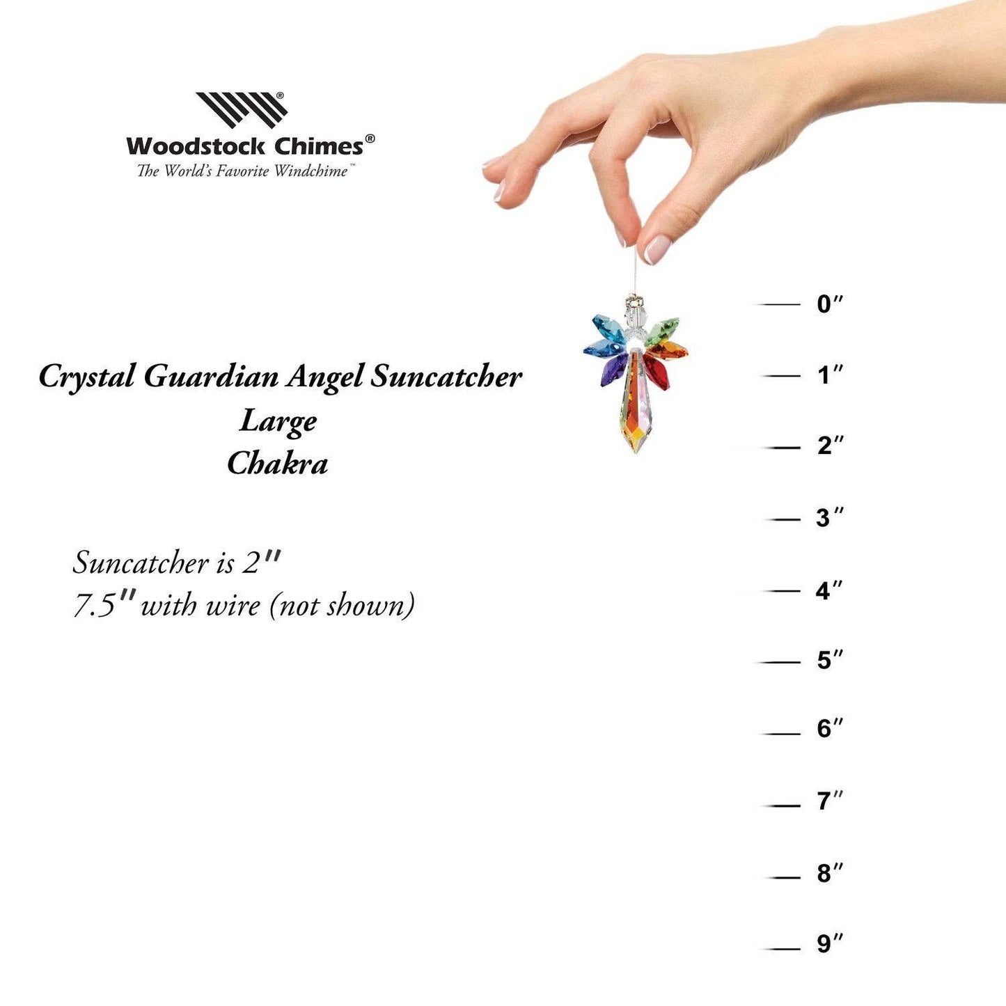 Crystal Guardian Angel™ - Large, Chakra