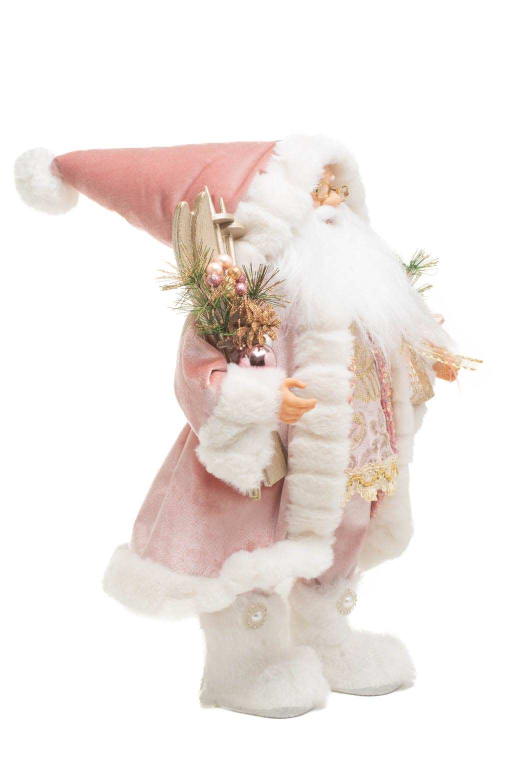 NEW - Pink Fabulous Sequin Santa