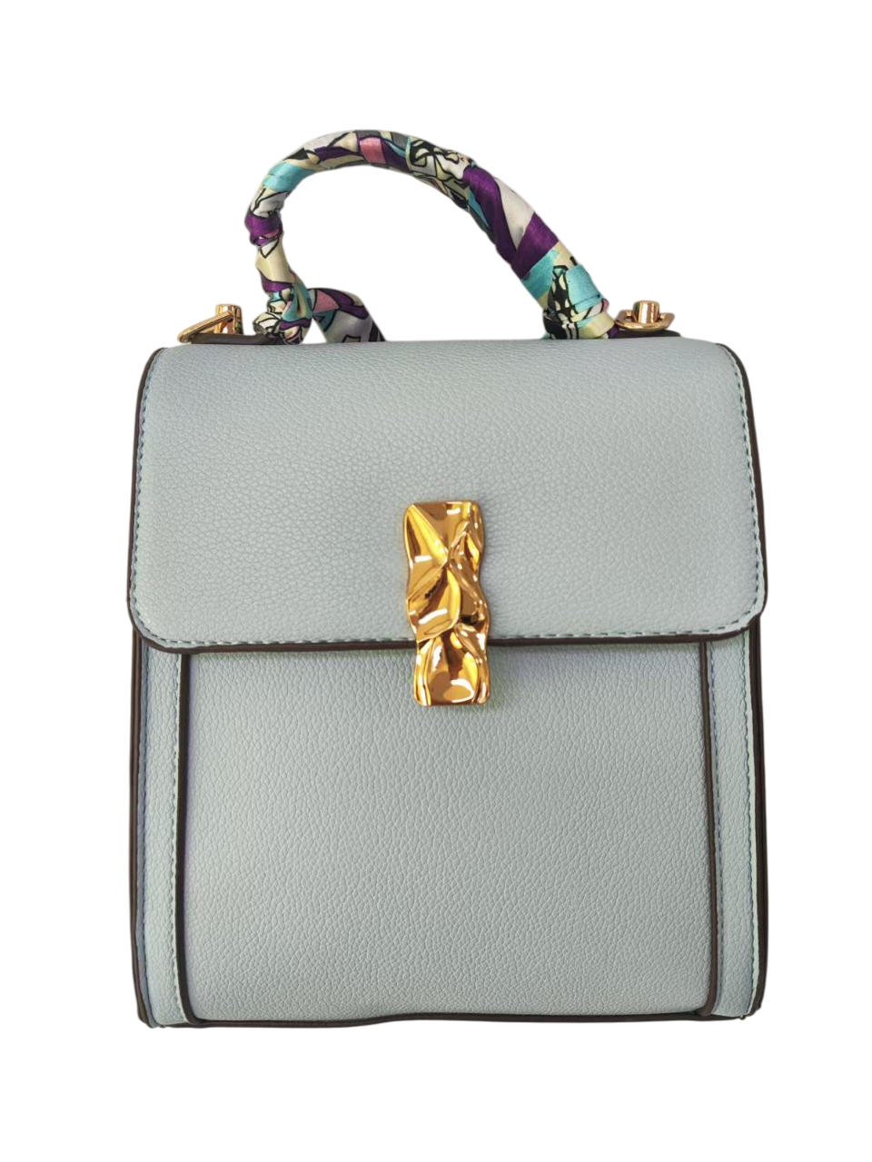 7525 - Crossbody Bag With Silk Scarf