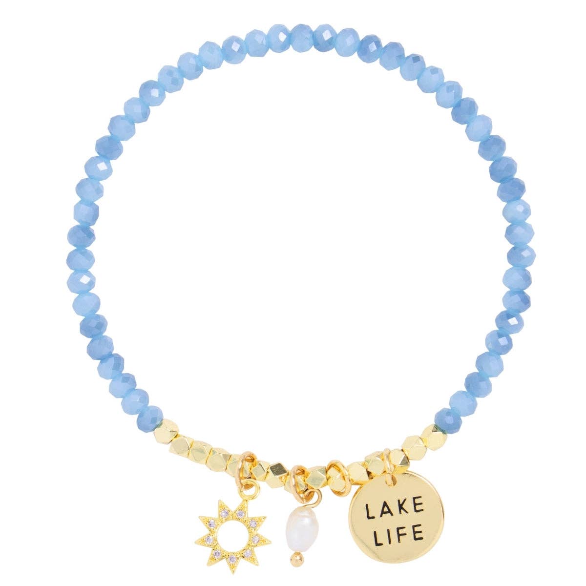 Lake Life Stretch Charm Bracelet