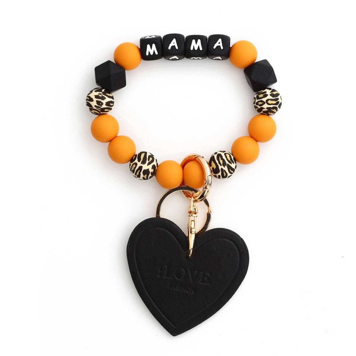2024 NEW BRACELET SILICONE BEAD KEYCHAIN_CWMM1292