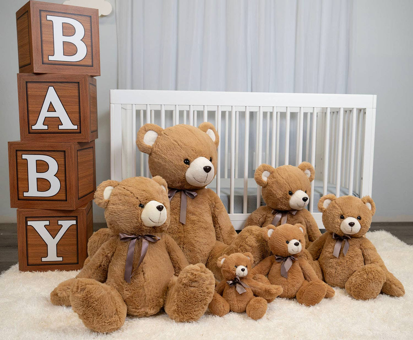 8" (20cm) Classic Teddy Bear Brown