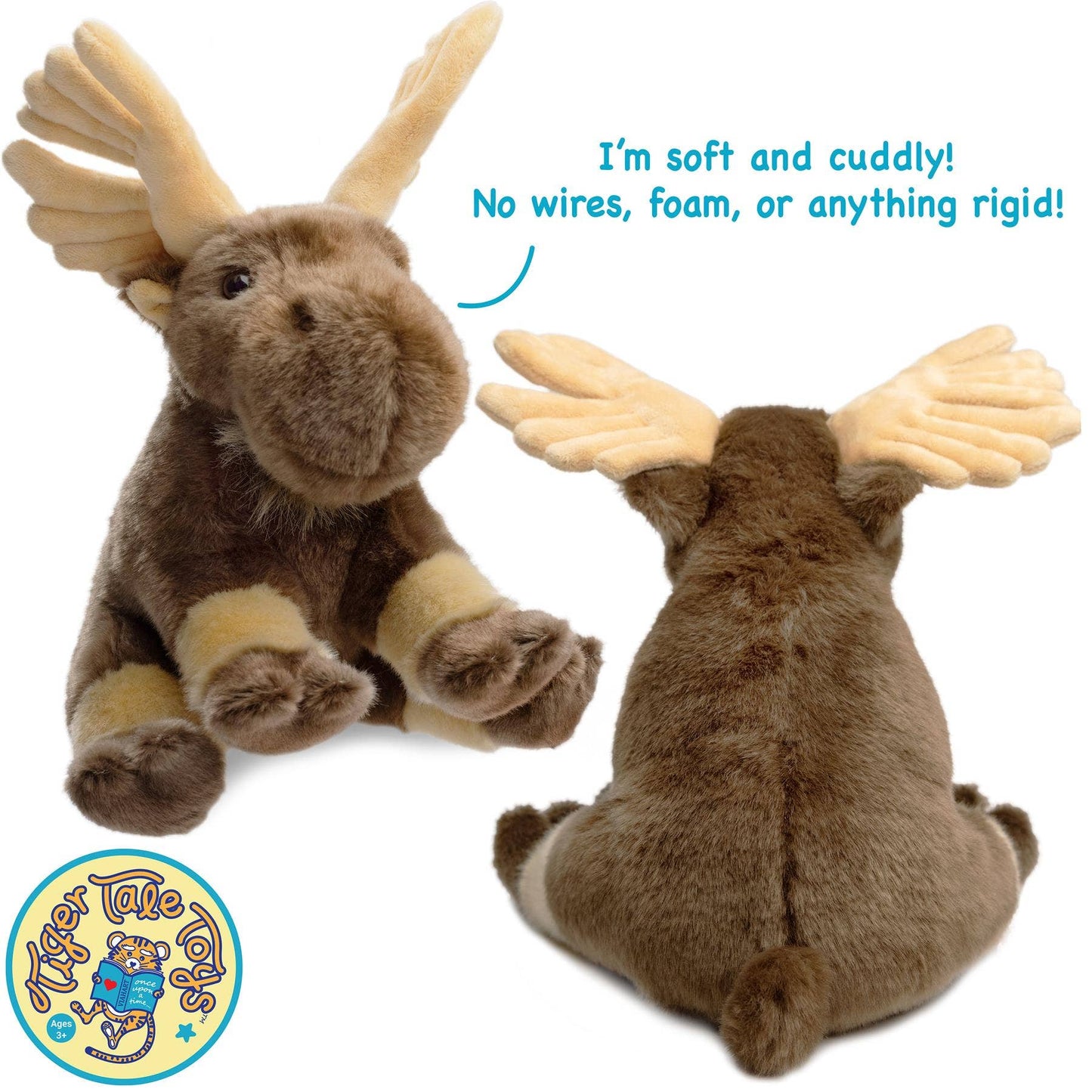 Martin The Moose | 10.5 Inch Stuffed Animal Plush
