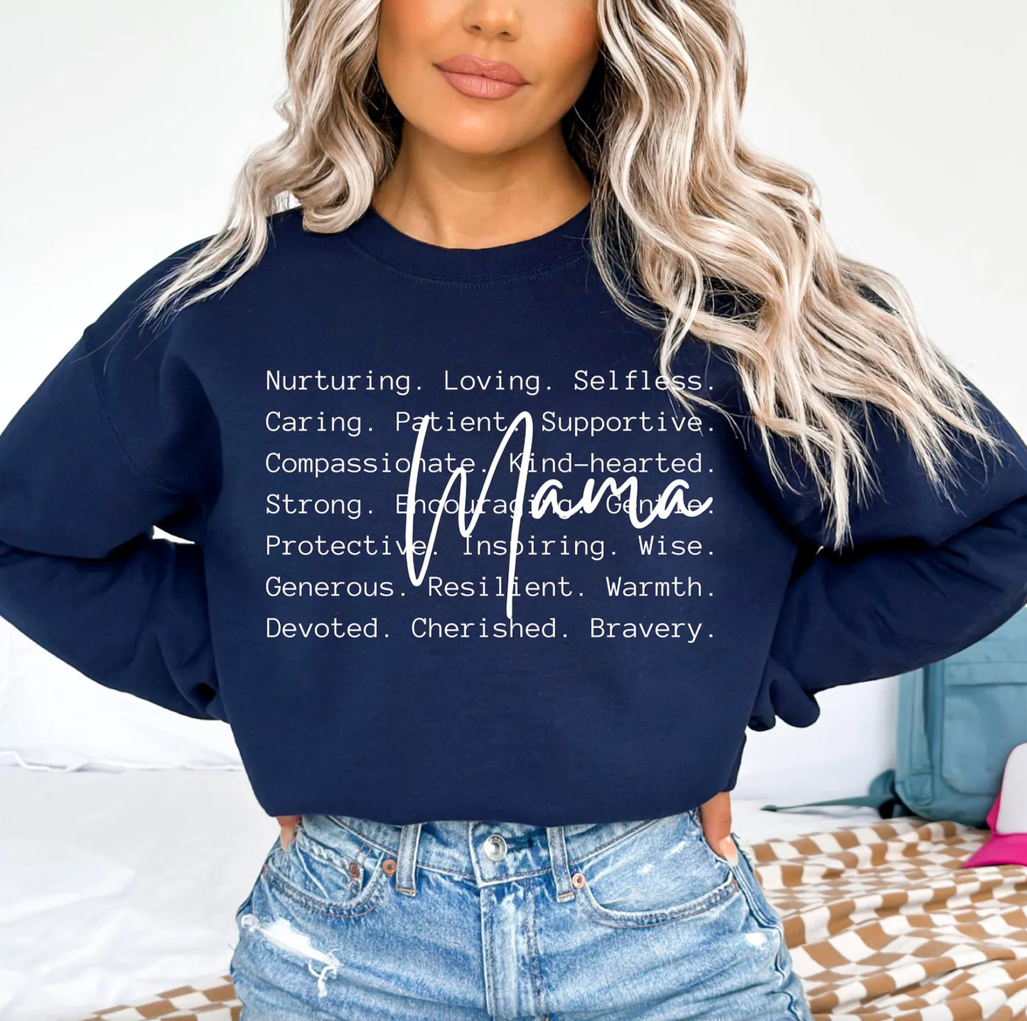 Mama Words Crewneck Sweatshirt