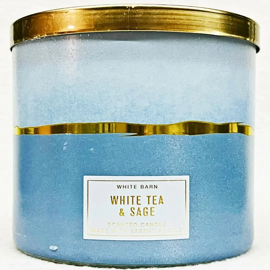 Bath & Body Works | White Tea & Sage 3-Wick Scented Candle