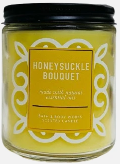 Bath & Body Works | Honeysuckle Bouquet Single Wick Candle