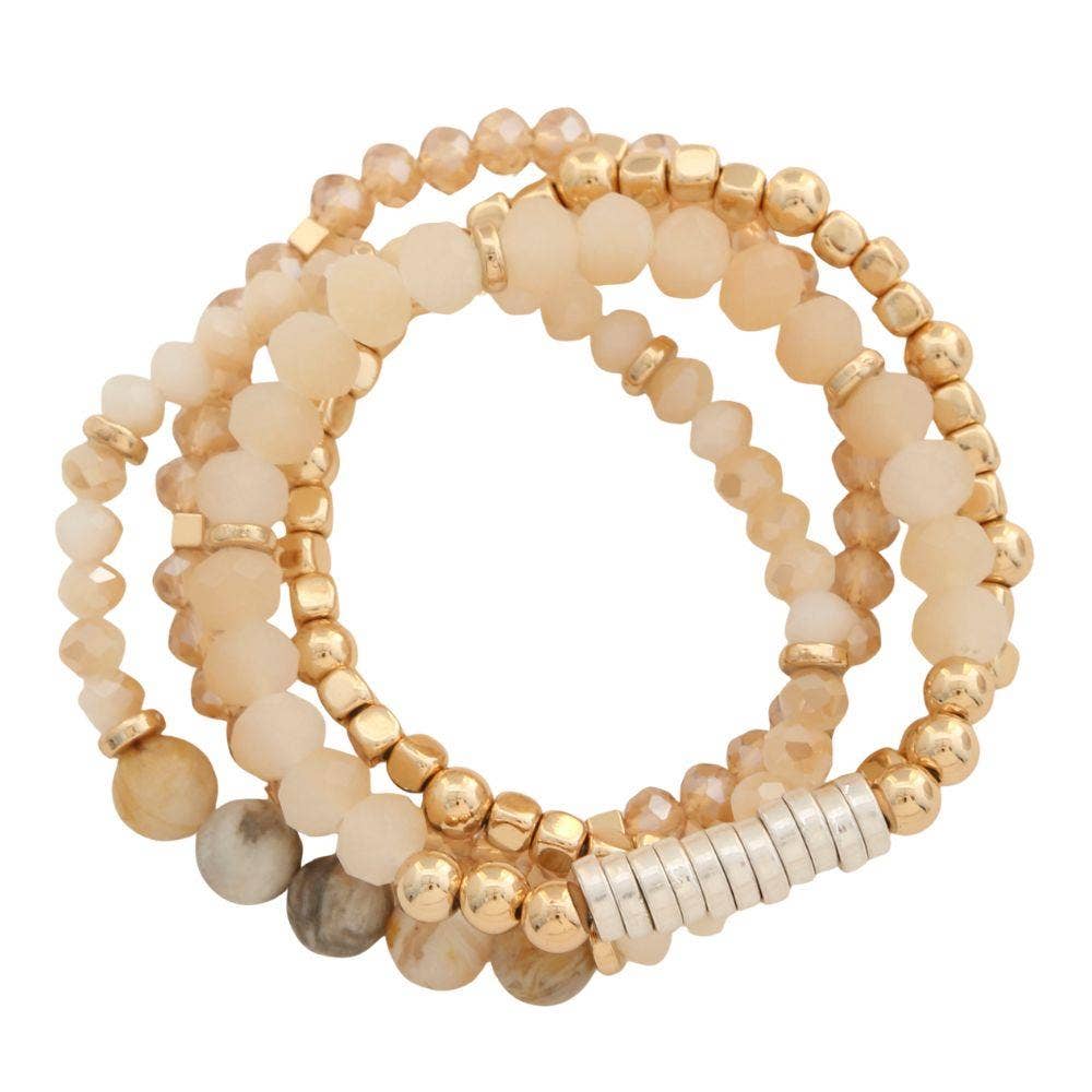 Multi Stretch Beads Bracelet BD-10163