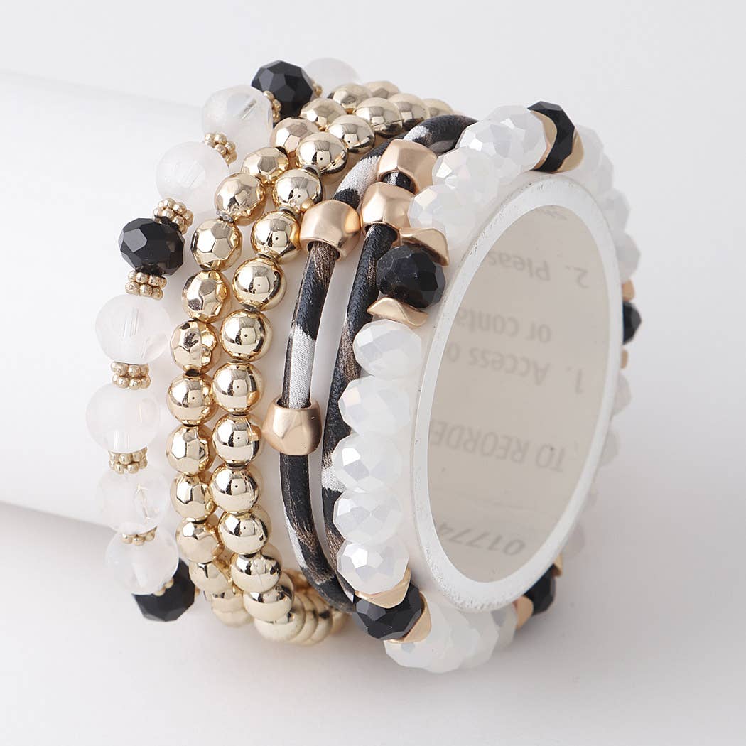 Multi Bead N Crystal Bracelets