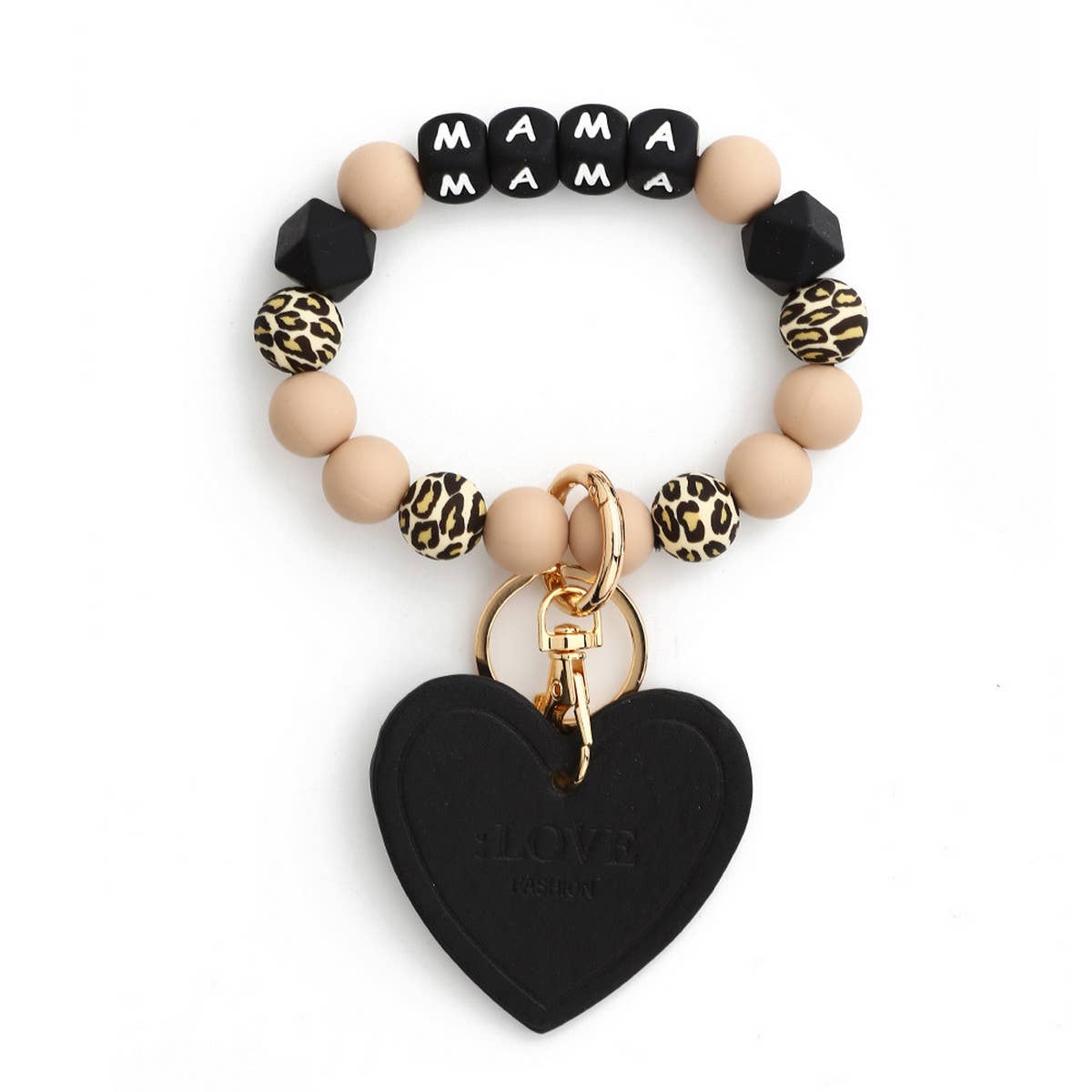 2024 NEW BRACELET SILICONE BEAD KEYCHAIN_CWMM1292