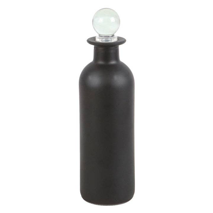 Decorative Witches Brew Glass Halloween Potion Bottle