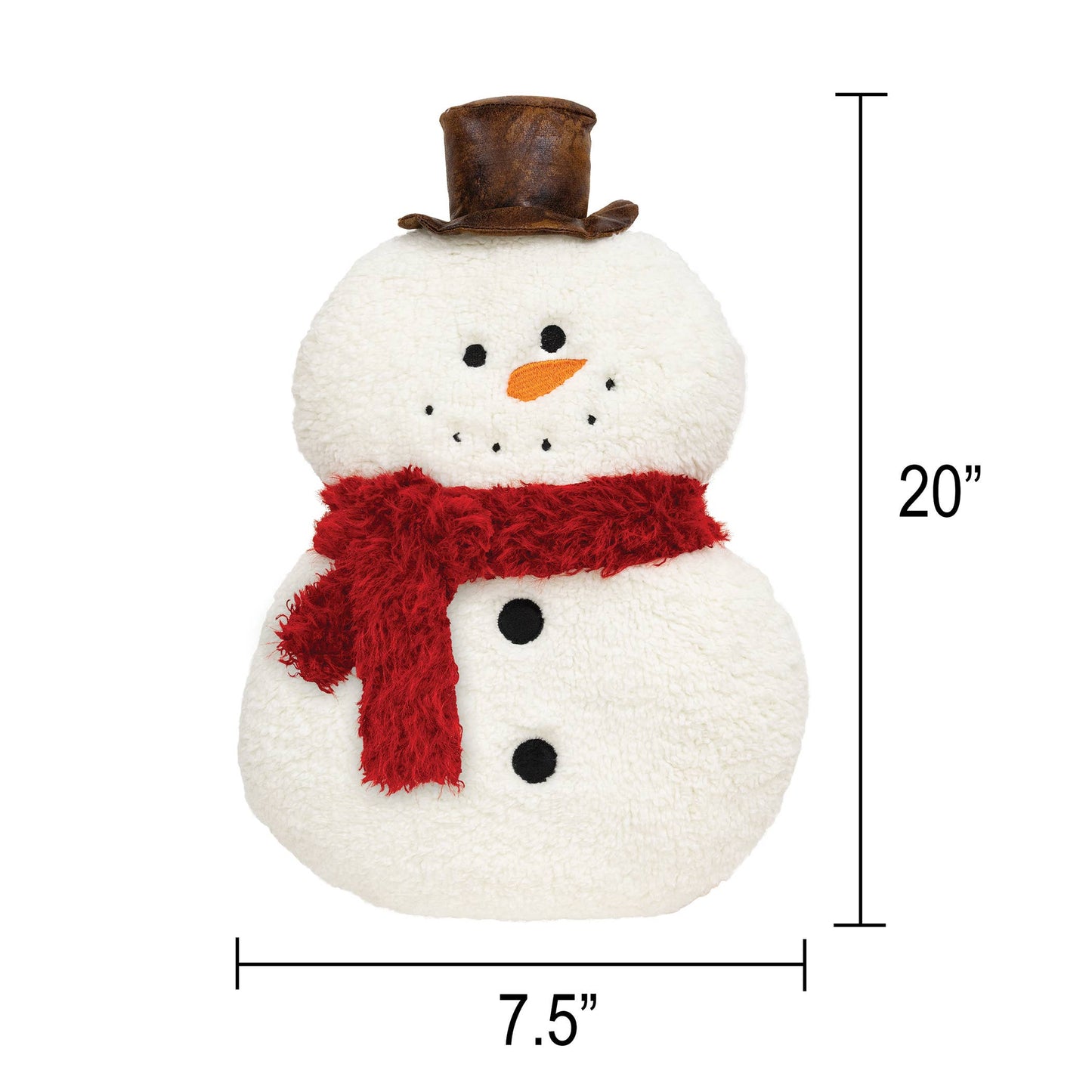 Ho Ho Ho Snowman Pillow