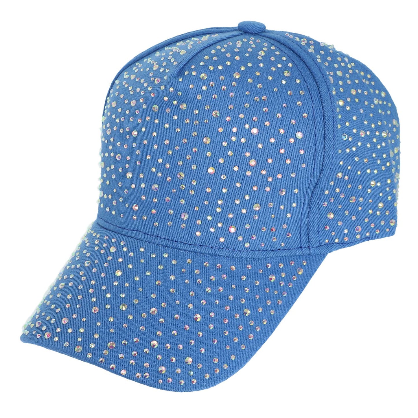Jeweled Crystal Rhinestone Studded Baseball Cap