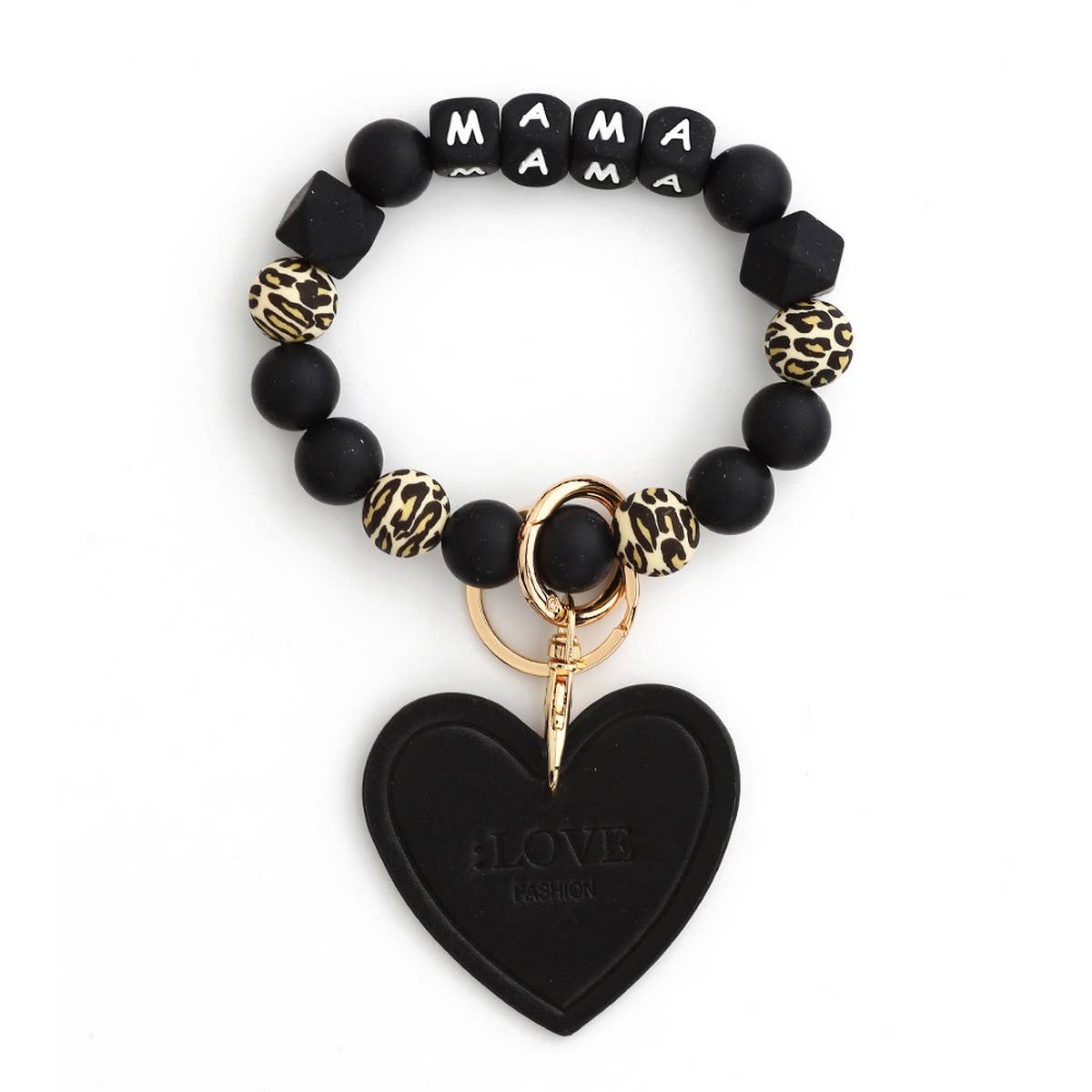 2024 NEW BRACELET SILICONE BEAD KEYCHAIN_CWMM1292