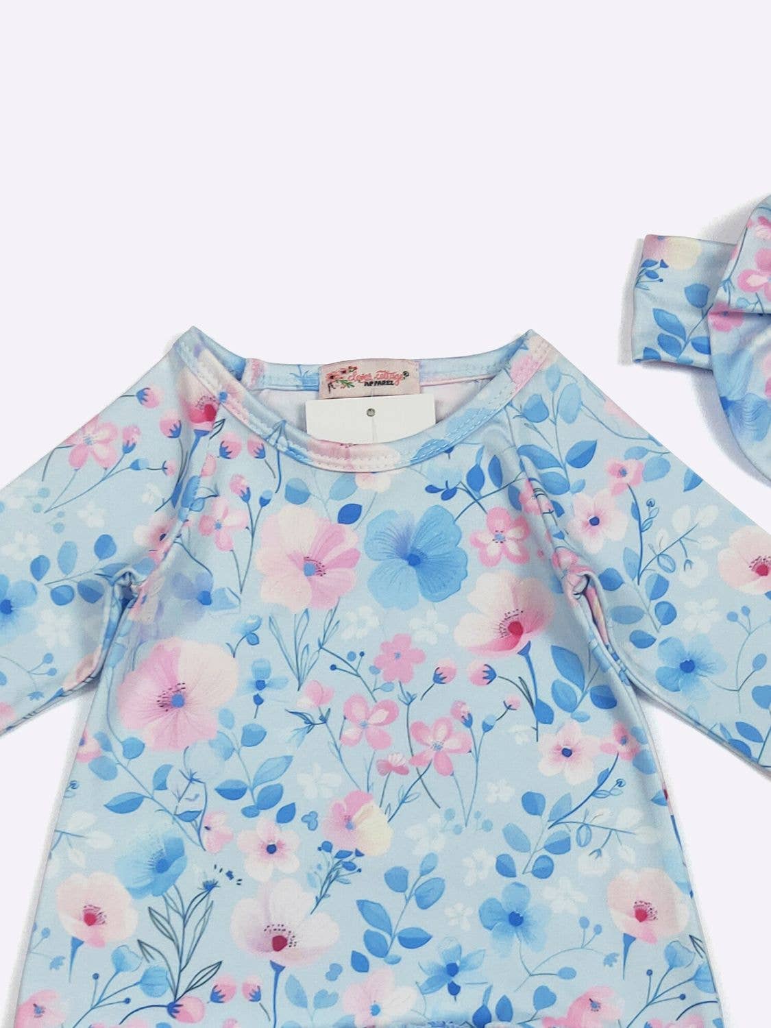 Winter Blues Baby Gown