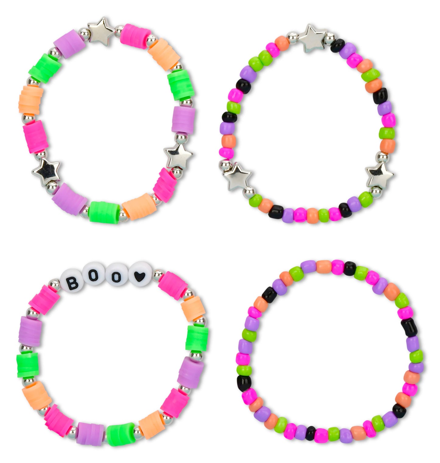 Hey Boo Bracelet Set - Halloween