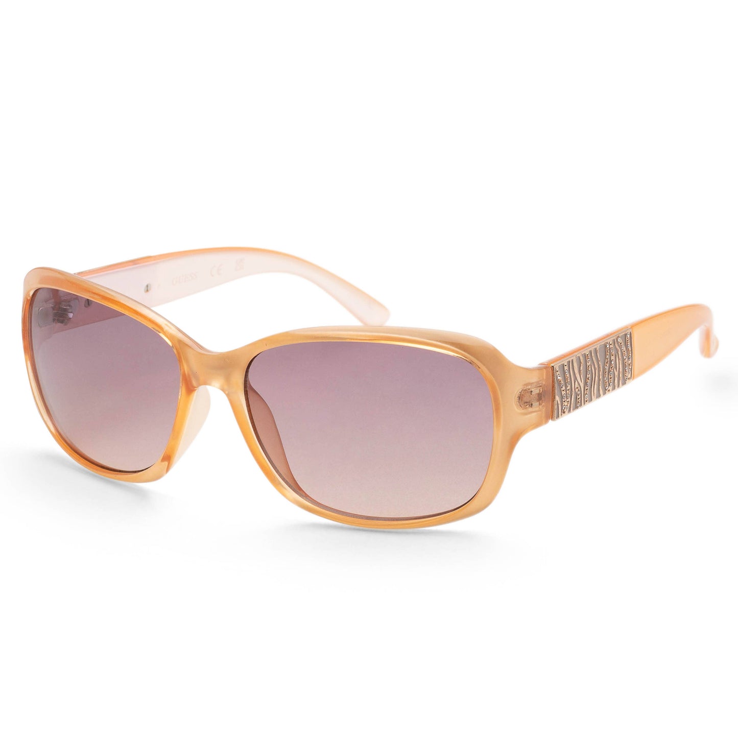 Guess Women's 60mm Shiny Beige Sunglasses