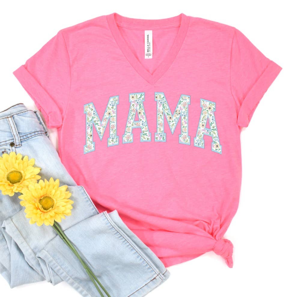 MAMA Varsity Floral Letters