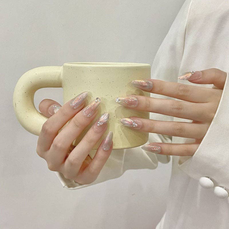 Hand Made Snake Press on Nails E102