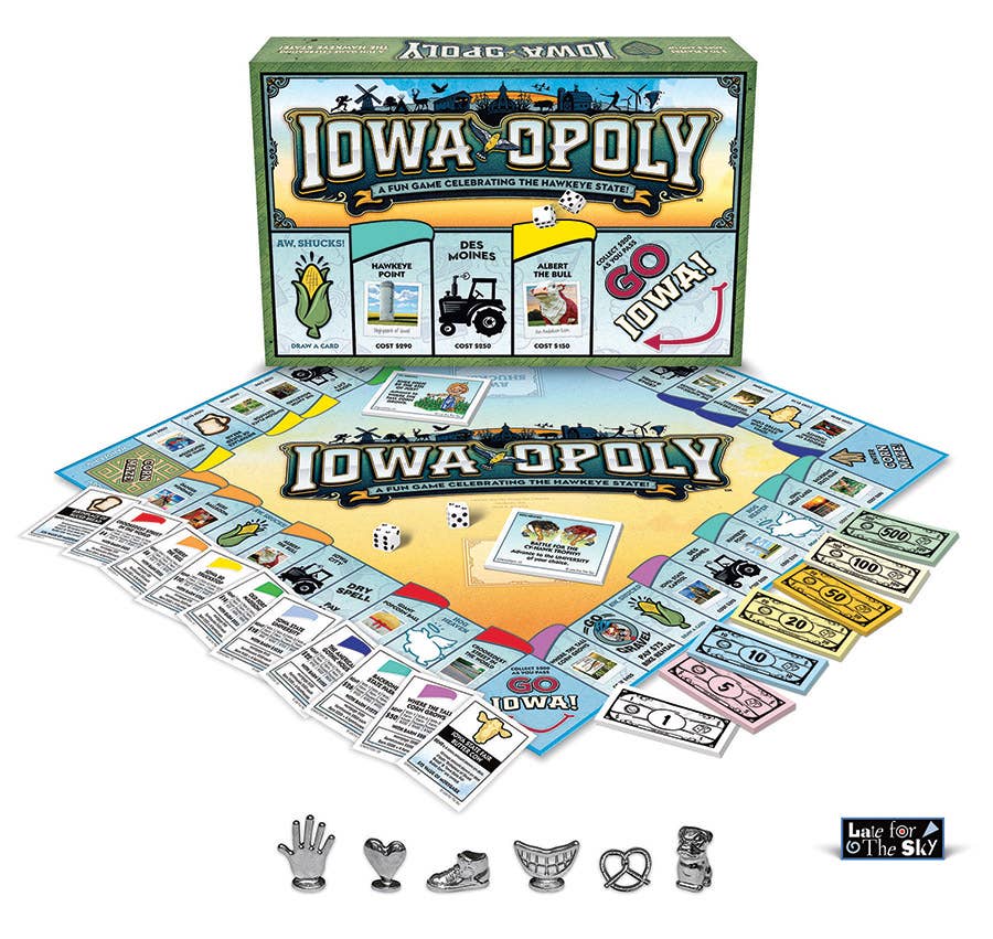 Iowa-Opoly (state) Board Game