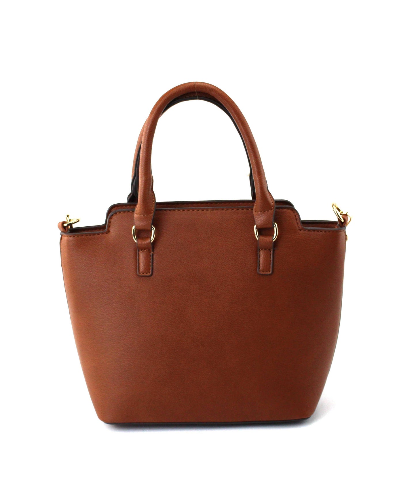 7809A - PU Floral Print Two Color 2 in 1 Tote Bag