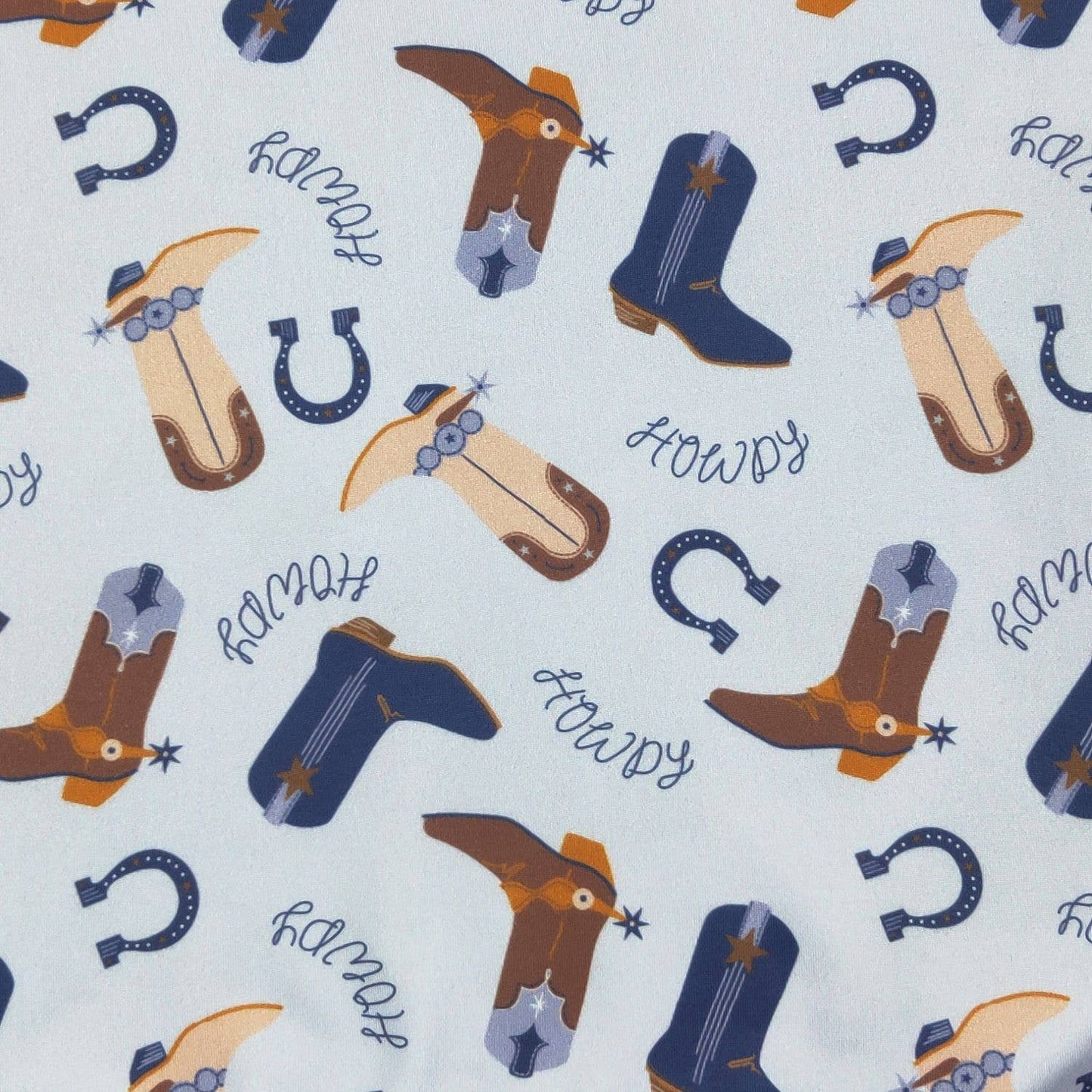 Blue Howdy Blanket