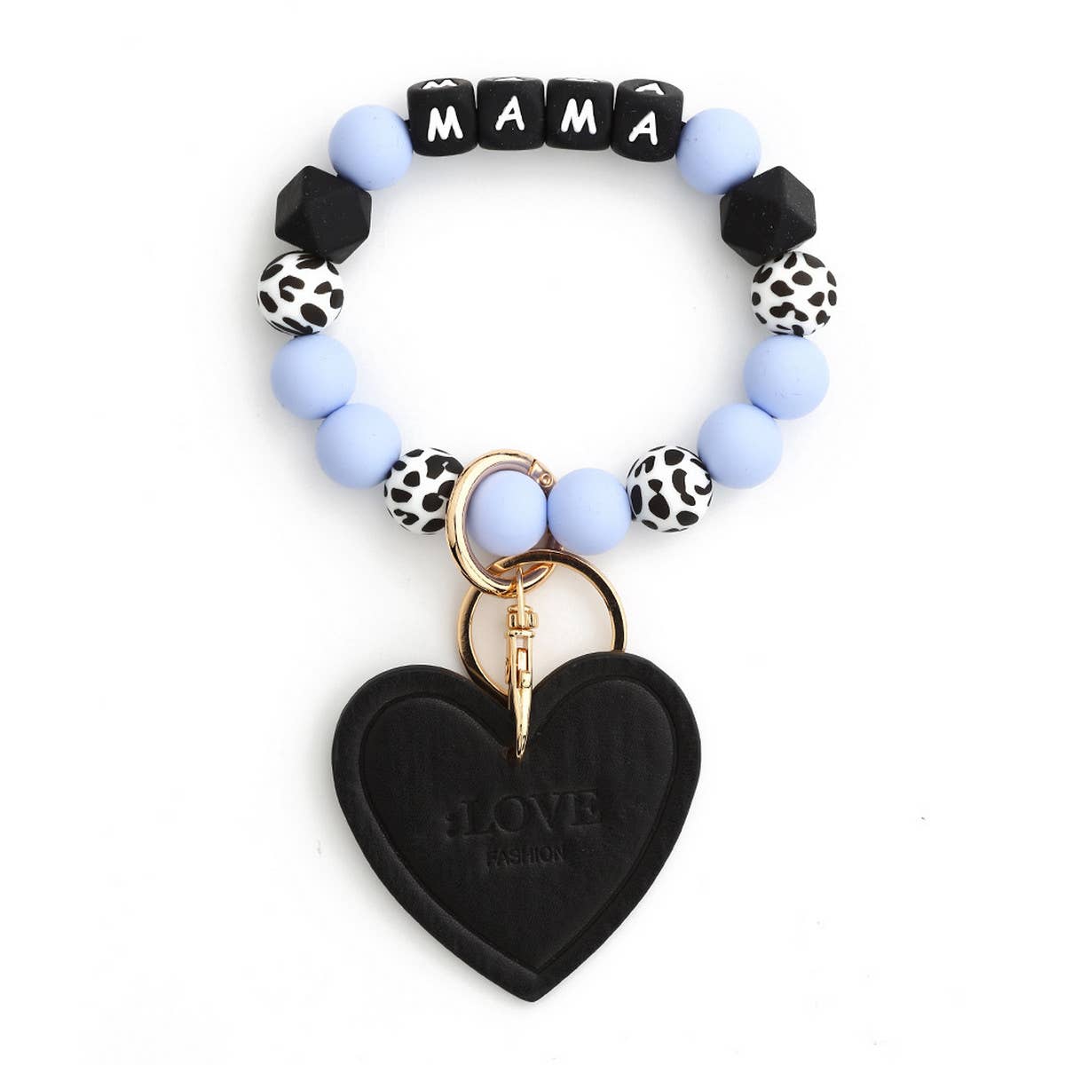 2024 NEW BRACELET SILICONE BEAD KEYCHAIN_CWMM1292