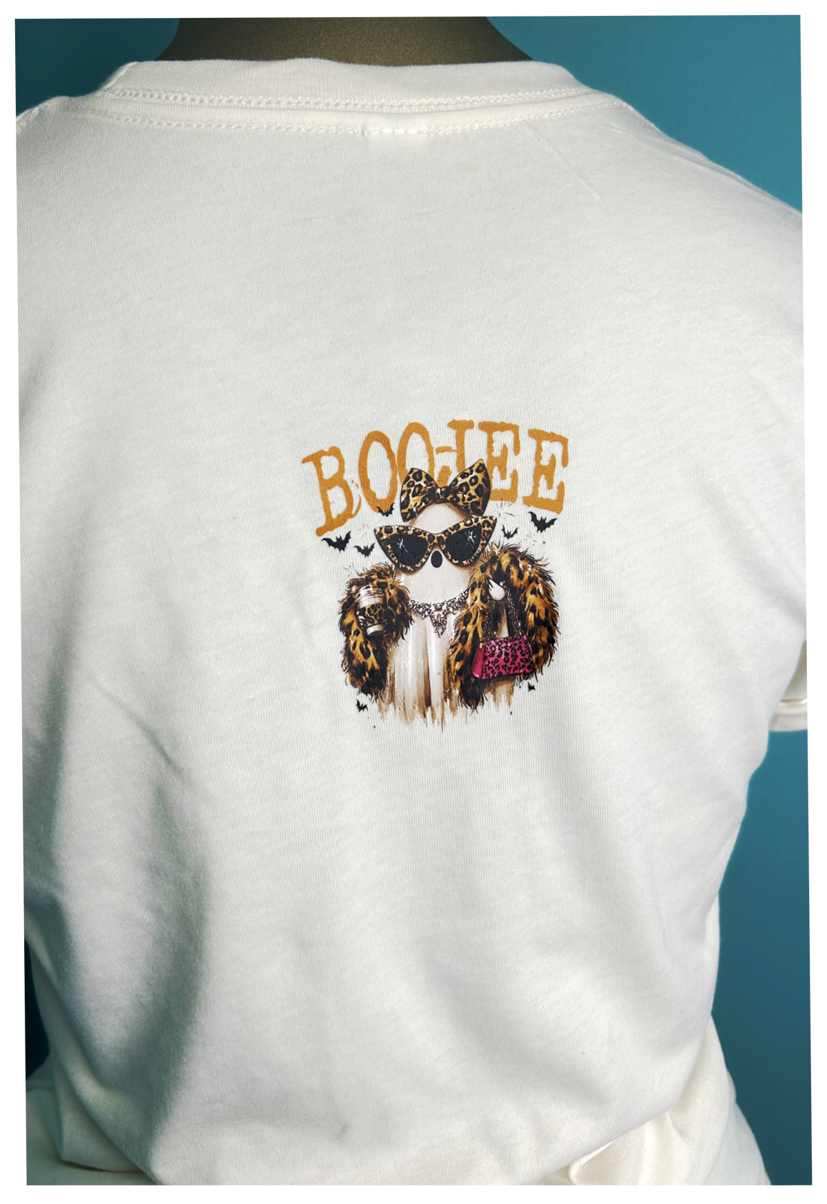 Boo-Jee Ghost Blingy Rhinestone Graphic Tee