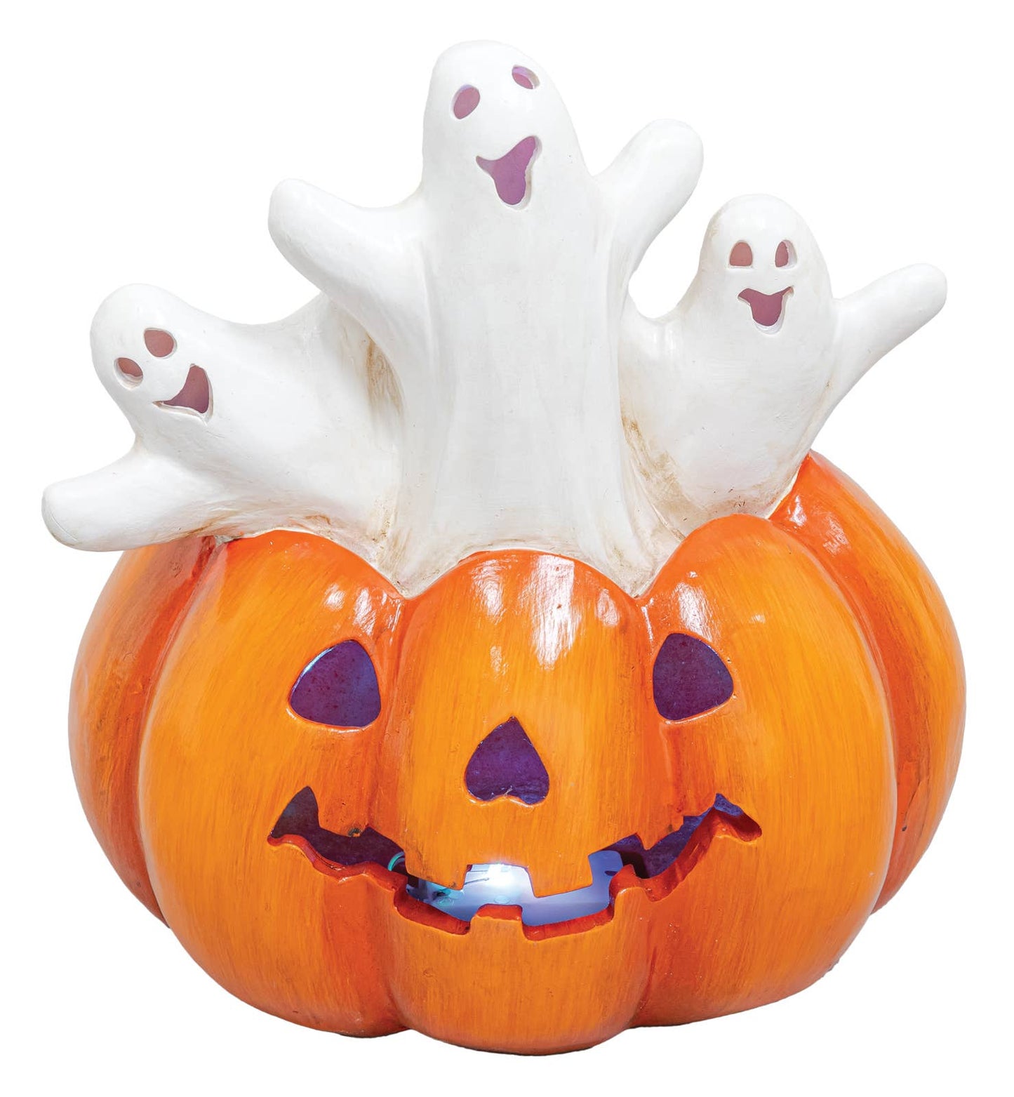 GHOSTLY TRIO JACK O LANTERN W LIGHTS