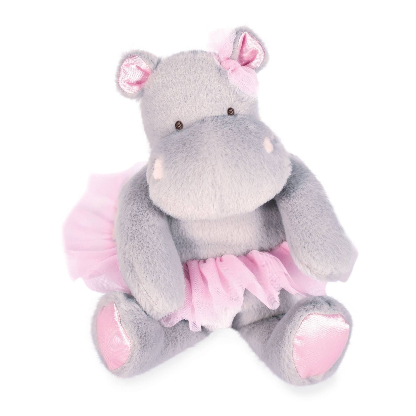 Gray Tutu Hippo Plush