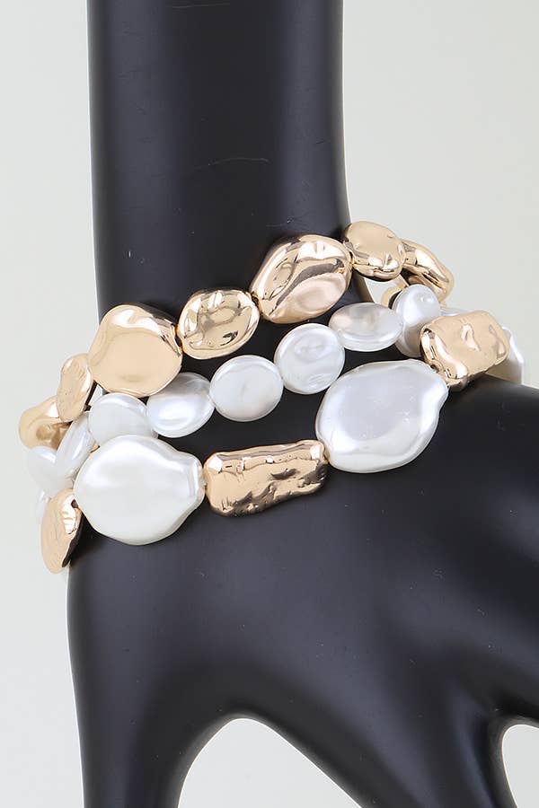 Multi Abstract Stone Bracelet