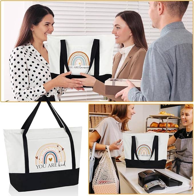 Inspirational Appreciation Tote Bag for Teacher & Staff