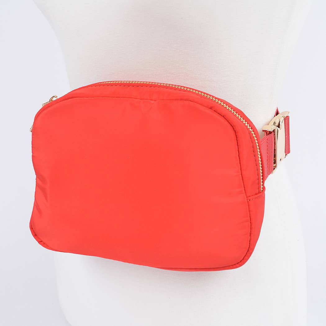 Nylon Zip Fanny Pack