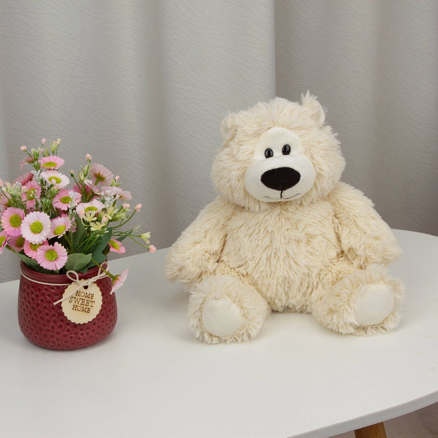 12″ Sophie Sitting Teddy Bear | Cuddly Cream Plush Bear Gift