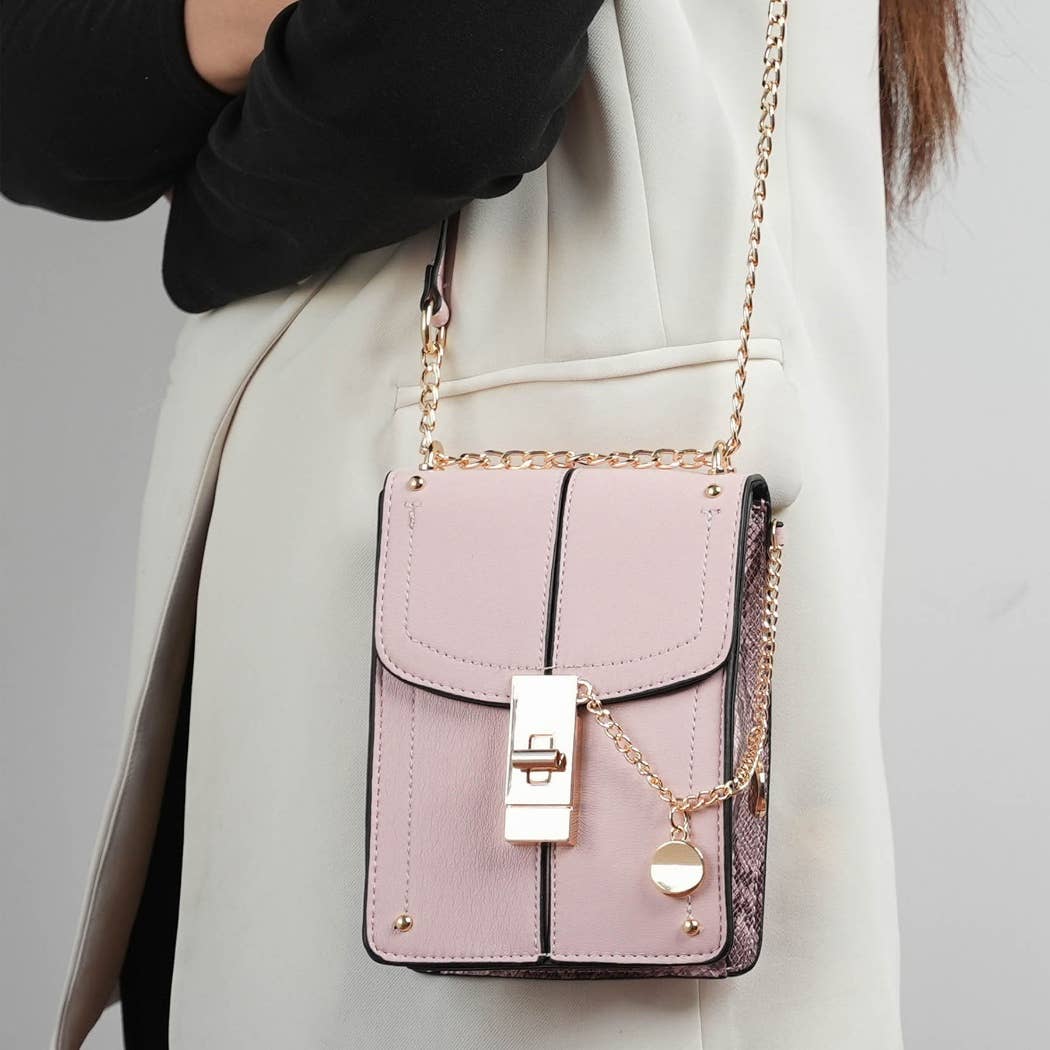 Iona Crossbody Handbag Vegan Leather Women By Mia K