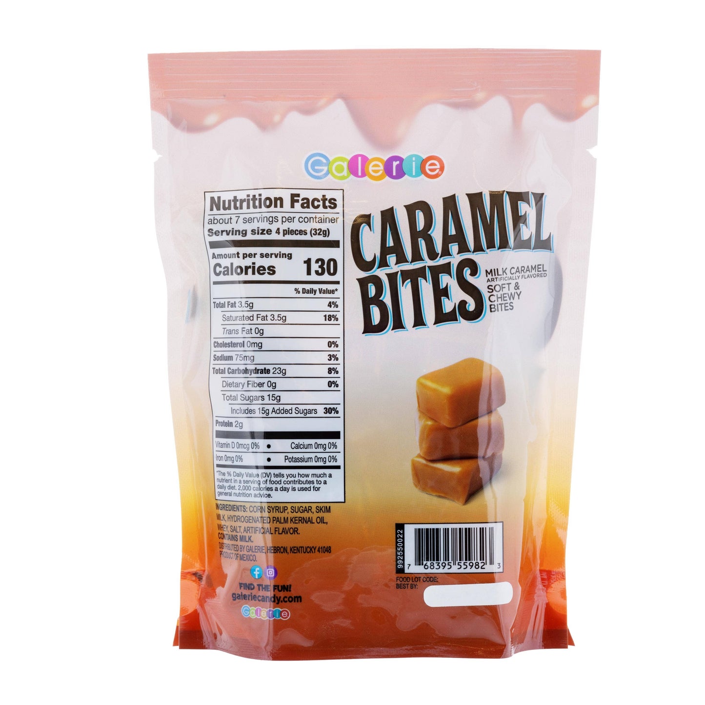 NEW! Galerie Candy Caramel Bites 8 oz - Individually Wrapped