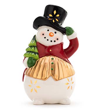 Snowman with Tree  LED  Item # 52333